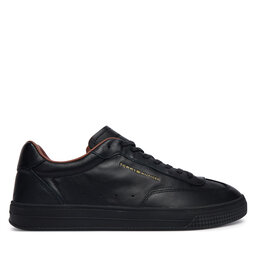 Tommy Hilfiger Sneakers Tommy Hilfiger Th Lo Lux Lth Sneaker FM0FM05996 Schwarz