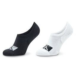 Calvin Klein Jeans Комплект 2 чифта къси чорапи мъжки Calvin Klein Jeans 701223261 White/Black 001