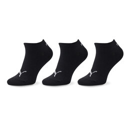 Puma Σετ 3 ζευγάρια κοντές κάλτσες unisex Puma 907374 02 Black