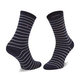 

Набір 2 пар високих жіночих шкарпеток Tommy Hilfiger 100001494 Midnight Blue 003, Cиній