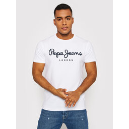 Pepe Jeans Pepe Jeans Camiseta Original PM508210 Blanco Slim Fit