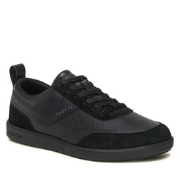 

Снікерcи Calvin Klein Low Top Lace Up Lth Mix HM0HM00851 Triple Black 0GJ, Чорний