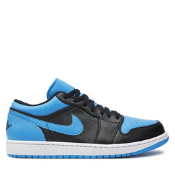 

Взуття Nike Air Jordan 1 Low 553558 041 Black/Black/University Blue, Чорний