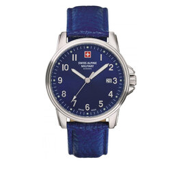 Swiss Alpine Military Zegarek Swiss Alpine Military 7011.1535 Blue/Silver/Blue