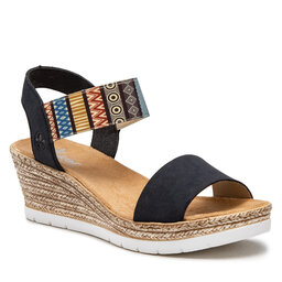Rieker Sandalen Rieker 61910-14 Blau Kombi
