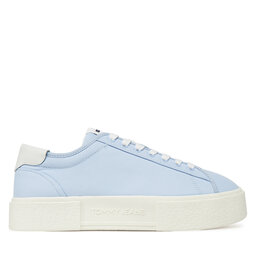 Tommy Jeans Sneakers Tommy Jeans Tjw Flatform Canvas Sneaker EN0EN02792 Albastru celest