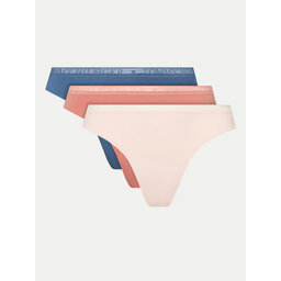 Tommy Hilfiger Tommy Hilfiger Набір з 3 пар стрінгів UW0UW04890 Кольоровий
