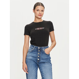 Guess Jeans Guess Jeans T-Shirt W4YI03 J1314 Schwarz Slim Fit