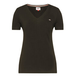 Tommy Jeans Tommy Jeans T-Shirt Tjw Skinny Stretch DW0DW09197 Μαύρο Slim Fit