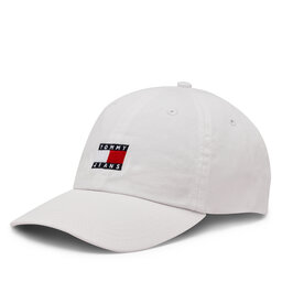 Tommy Jeans Czapka z daszkiem Tommy Jeans Heritage AW0AW15848 Biały