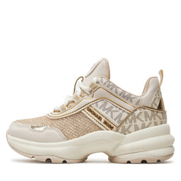

Снікерcи MICHAEL KORS KIDS MK100895 Vanilla/ Pale Gold, Бежевий