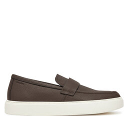 Calvin Klein Laisvalaikio batai Calvin Klein Moccasin Lth Unlined HM0HM01813 Ruda