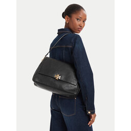 Tory Burch Сумка Tory Burch Charlie Quilted Large Shoulder Bag 185805 Чорний