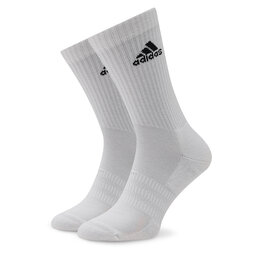 

Набір з 3 пар низьких шкарпеток unisex adidas Cushioned Crew IC1311 Medium Grey Heather/White/Black, Сірий