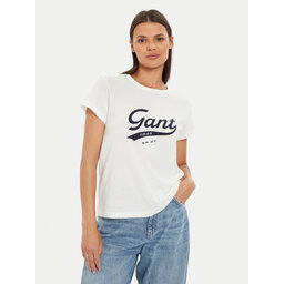 Gant Gant Camiseta Script Graphic 4200482 Blanco Regular Fit