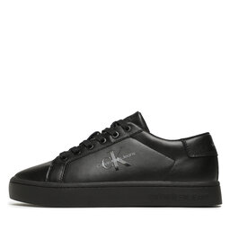 

Снікерcи Calvin Klein Jeans Classic Cupsole Laceup Low Lth YM0YM00491 Triple Black 0GT, Чорний