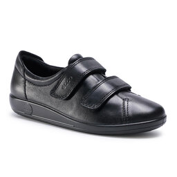 ECCO Półbuty ECCO Soft 2.0 20651356723 Black With Black Sole