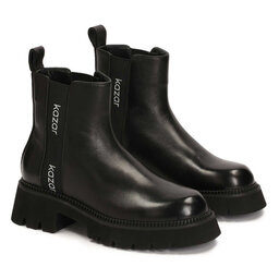 Kazar Kotníková obuv s elastickým prvkem Kazar Elba 83892-01-00 Black