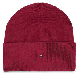Tommy Hilfiger Čepice Tommy Hilfiger Essential Flag Beanie AW0AW15309 Rouge XJS