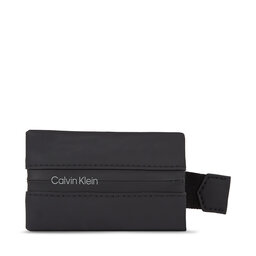 Calvin Klein Étui cartes de crédit Calvin Klein Rubberized Slide Ccholder K50K510923 Ck Black BAX
