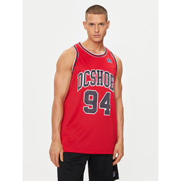 DC DC Smanicato Shy Town Jersey ADYKT03230 Rosso Regular Fit