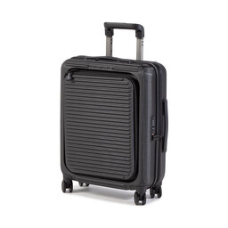 Mandarina Duck Mała Twarda Walizka Mandarina Duck Tank Case P10FSV22 Black