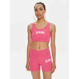 Karl Kani Karl Kani Бюстгальтер-топ Small Serif 6131305 Рожевий Slim Fit