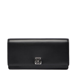 Calvin Klein Cartera Calvin Klein Emblem Hw Long Bifold LV04F1098G Negro
