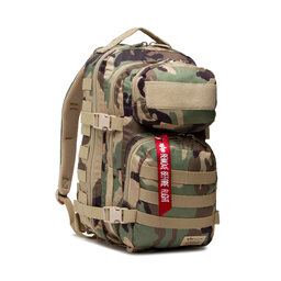

Рюкзак Alpha Industries Tactical Backpack 128927 Wdl Camo 65, Зелений