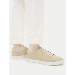Tommy Hilfiger Sneakers Tommy Hilfiger Th Low Profile Vulc Canvas FW0FW09102 Beige