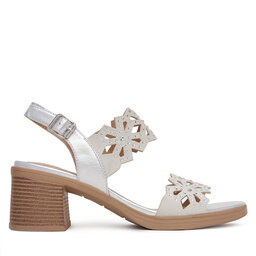 Clara Barson Sandale Clara Barson WS10006-08 Srebrna
