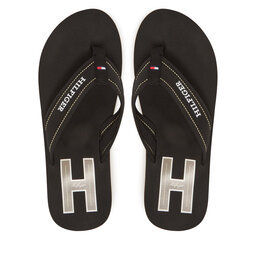 Tommy Hilfiger Flip flop Tommy Hilfiger Hilfiger H Padded Beach Sandal FM0FM05536 Negru