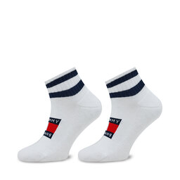Tommy Hilfiger 2 pár hosszú szárú unisex zokni Tommy Hilfiger 701226106 White/Navy 001