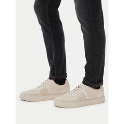 Calvin Klein Sneakers Calvin Klein Classic Cups Laceup Knit HM0HM02130 Beige