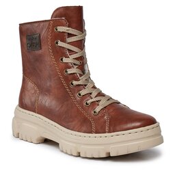 Rieker Polokozačky Rieker Z7442-24 Fuchs 24