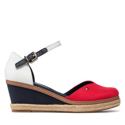 

Еспадрильї Tommy Hilfiger Basic Closed Toe Mid Wedge FW0FW04787 Rwb 0KP, Червоний
