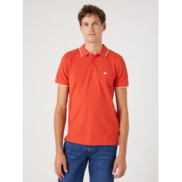 Wrangler Wrangler Polo marškinėliai W7BHK4R41 112330857 Oranžinė Regular Fit