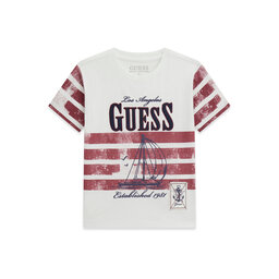 Guess Guess T-Shirt N6RI15 K6XN1 Weiß Regular Fit