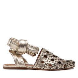 

Босоніжки Tory Burch Basketweave Wrap Flap 88959 Spark Gold/Spark Gold 702, Золотий