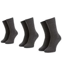 Bugatti Ankelstrumpor herr 3-pack Bugatti 6703C Anthracite