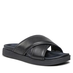 Calvin Klein Mules / sandales de bain Calvin Klein Criss Cross Sandal Lth HM0HM01069 Ck Black BEH