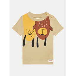 Coccodrillo Coccodrillo Camiseta WC4143204HBN Beis Regular Fit