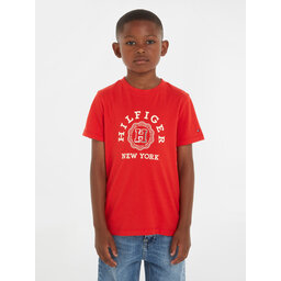 Tommy Hilfiger Tommy Hilfiger Póló Monotype Arch KB0KB08802 Piros Regular Fit