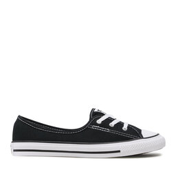 Converse Кецове Converse Chuck Taylor All Star Bellet Lace Slip 566775C Черен