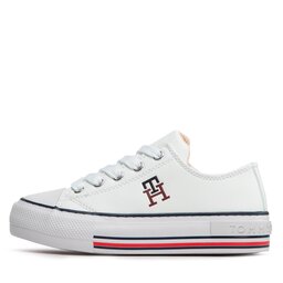 

Кеди Tommy Hilfiger Low Cut Lace Up Sneaker T3A9-32287-1355 M White 100, Білий
