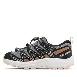 

Трекінгові черевики Salomon Xa Pro V8 J 417622 09 W0 Monument/Mocha Mousse/Sun Kids, Сірий