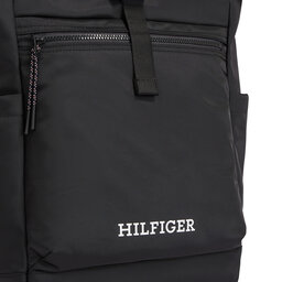 

Рюкзак Tommy Hilfiger Th Monotype Rolltop Backpack AM0AM11549 Black BDS, Чорний