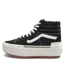 

Снікерcи Vans Sk8-Hi Stacked VN0A4BTW5ZN1 (Suedecanvas)Blkblncdbinc, Чорний