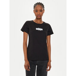 Calvin Klein Jeans Calvin Klein Jeans Marškinėliai Faded Monologo J20J223625 Juoda Slim Fit