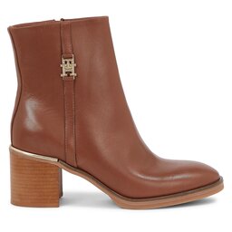 

Ботильйони Tommy Hilfiger Feminine Th Hardware Mid Bootie FW0FW07539 Natural Cognac GTU, Коричневий